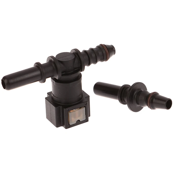 Quick Release Connect Connector Car Accessories 7.89 ID6 Auto Car Fuel Line Bundy Tee Hose Coupler Nylon Motorcycle Hose Coupler