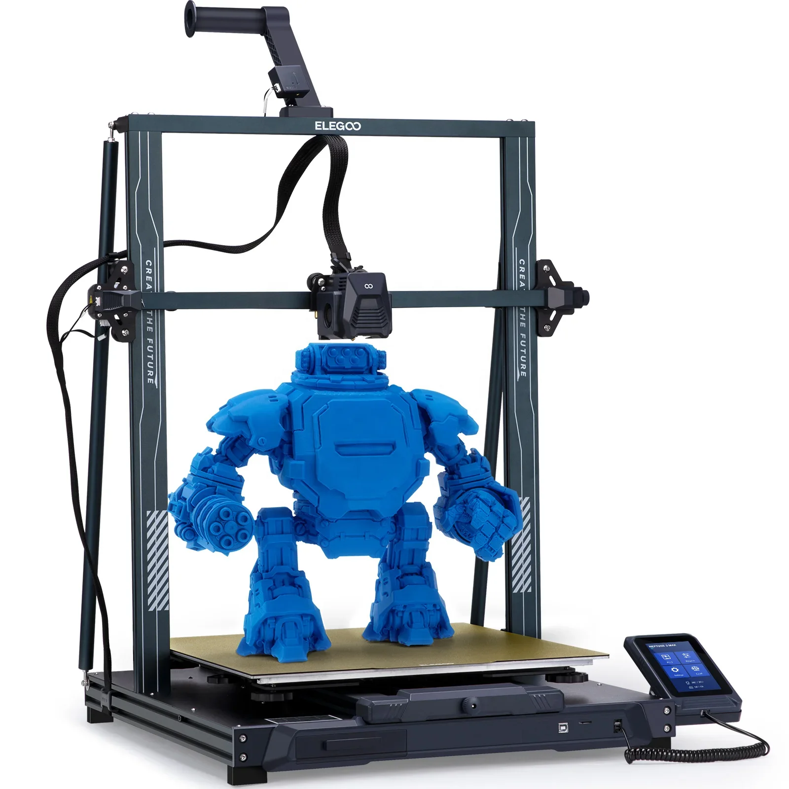 ELEGOO Wholesale Neptune 3 Max FDM 3D Printer Massive Printing Size 420x420x500mm Large Scale 3d Printer
