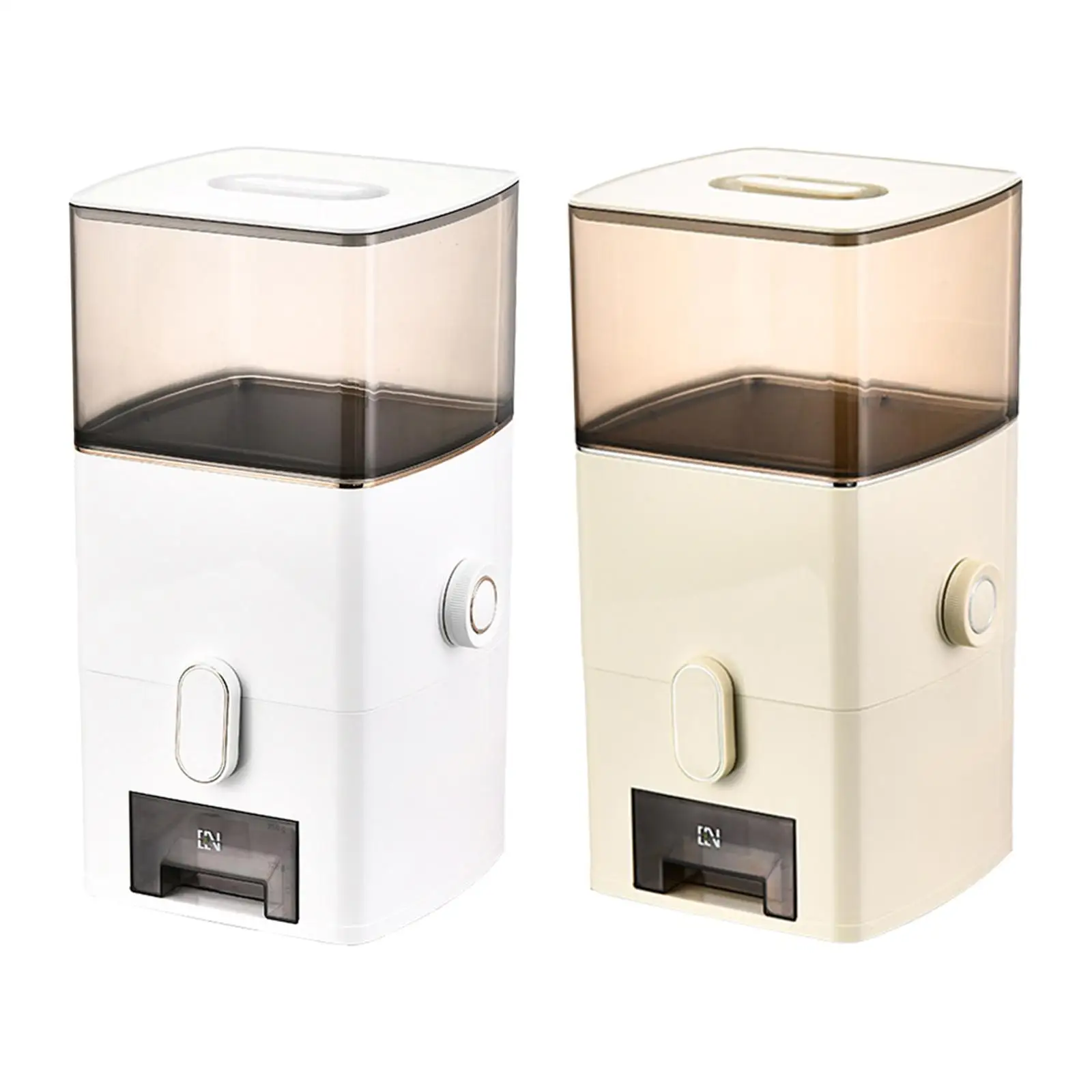 Multipurpose Airtight Dry Food Storage Bin Rice Dispenser Container with Cup for Kitchen Grain Cereal Bean Pet Dog Food