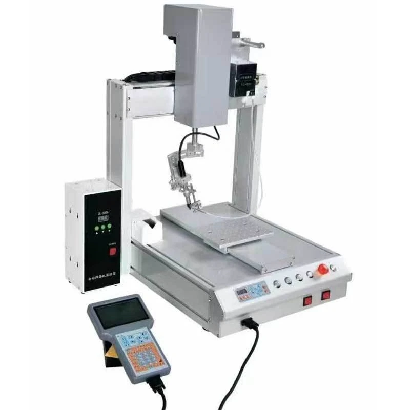 Automatic soldering machine single head desktop high-power plug-in welding wire spot tin soldering equipment high-power welding