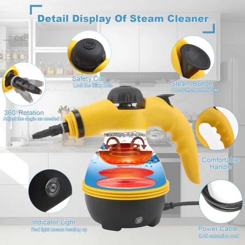 A001 Steam Cleaning Machine Multi-functional Kitchen Range Hood Decontamination Cleaning Machine Toilet Cleaning Machine