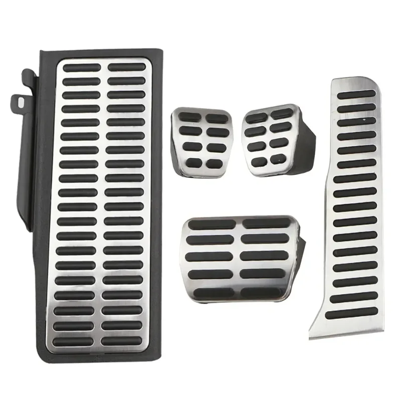 Gas Brake Foot Rest Pedal Cover for Volkswagen VW CC Passat B6 B7 R36 R-line for Skoda Superb Stainless Steel LHD Car Pedals