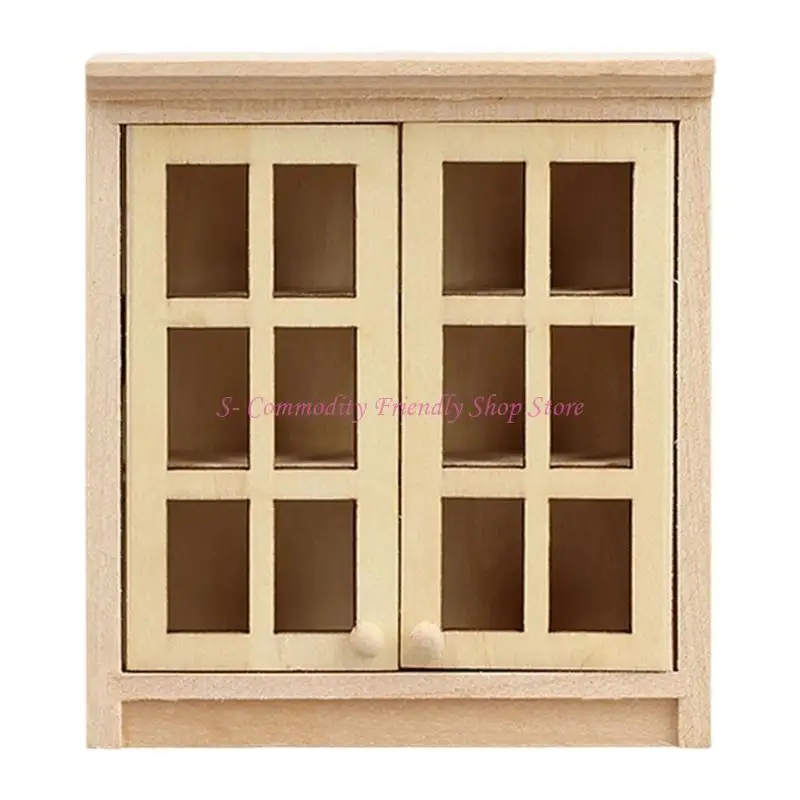 

85AE Miniature Handcrafted Cabinet For Dollhouses Bedroom Scene Model And Photo