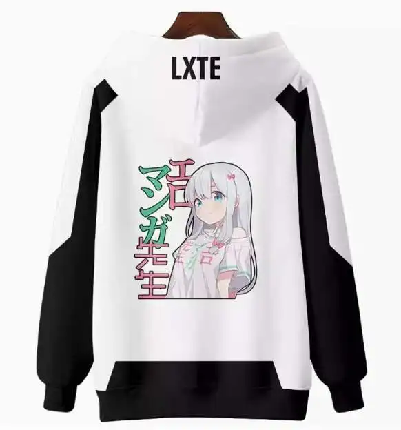 

Anime Eromanga Sensei Izumi Sagiri Hooded Hoodie Cosplay Costume Autumn Winter Men Women Coat Loose Jacket Tops anime