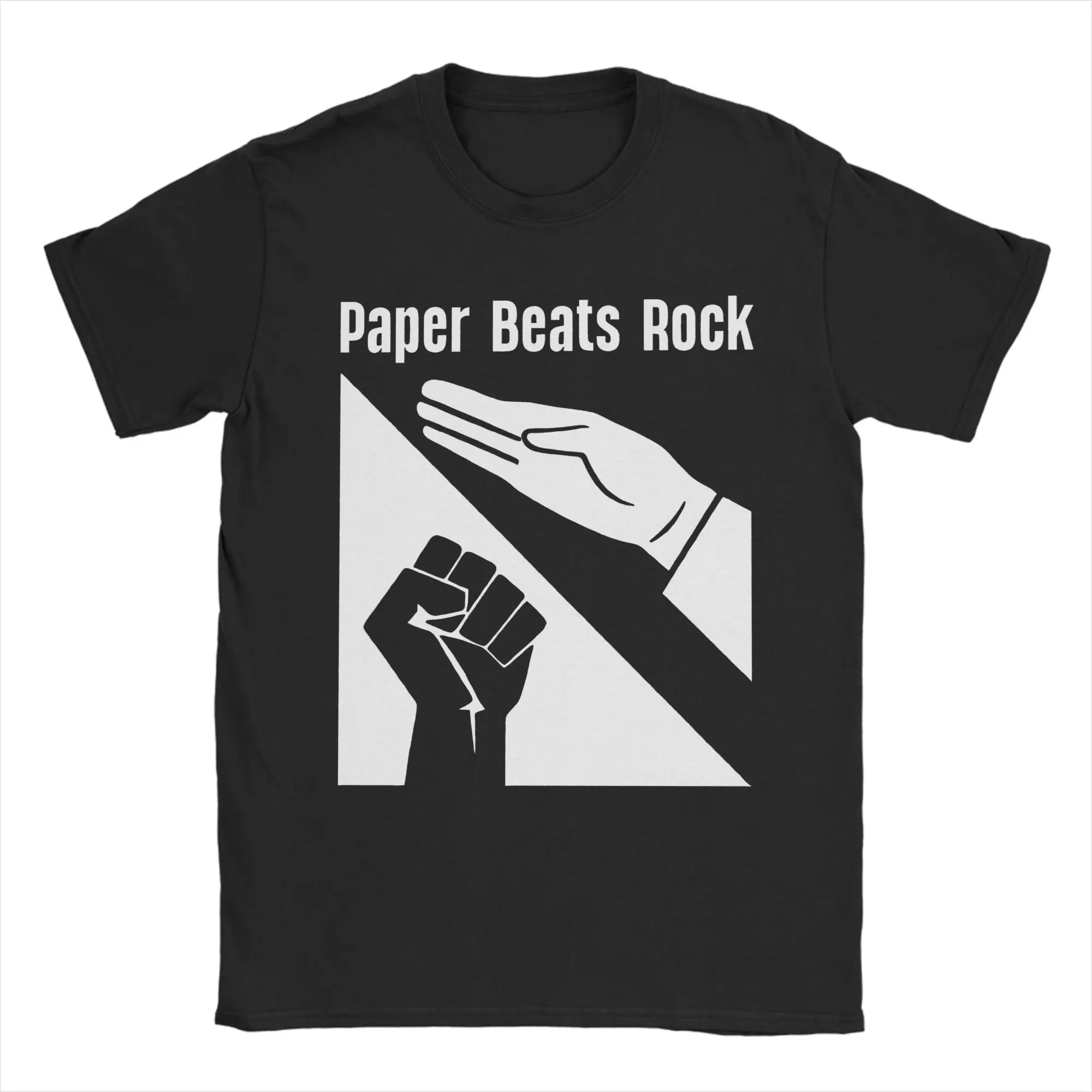 ورقة يدق روك مضحك روك الرجال تي شيرت عادية تيز قصيرة الأكمام طاقم الرقبة تي شيرت القطن المطبوع القطن تنفس القمم