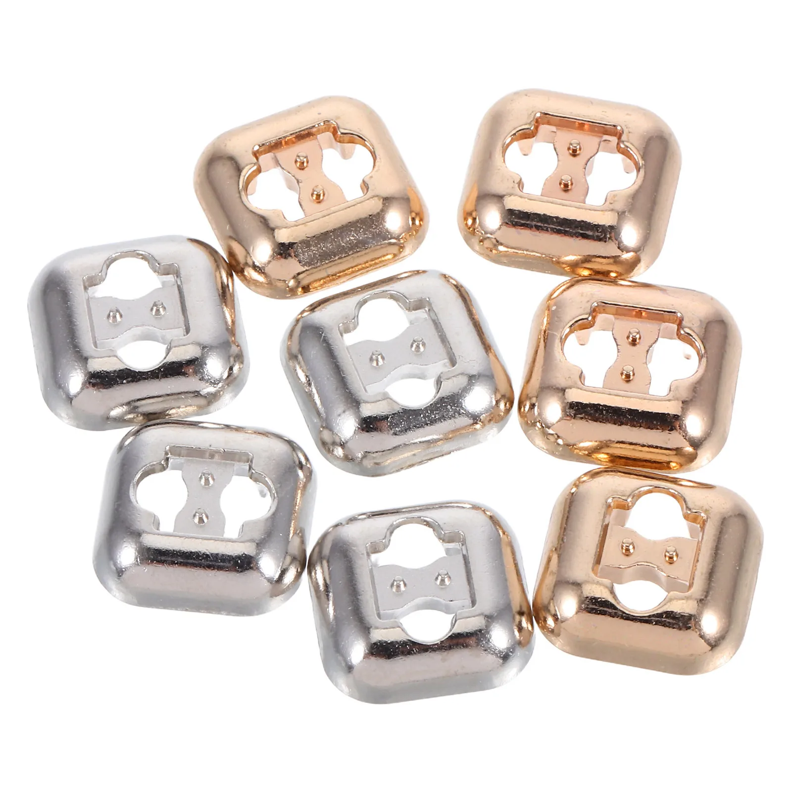 

8Pcs Core Shoelace Clips Innovative Shoe Buckle Replacement Slip on Off Shoe Accessories for Sneakers Elegant Tie