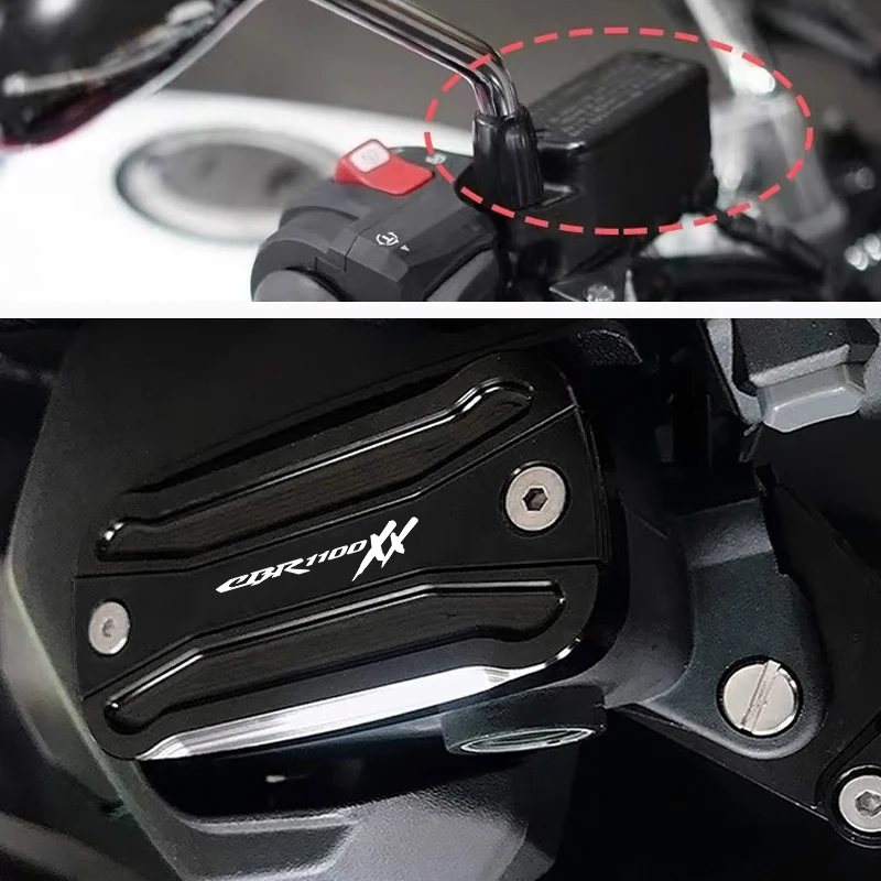 For Honda CBR1100XX CBR 1100 XX 1100XX 1997-2023 CNC Accessories Motorcycle Front Brake Fluid Cylinder Reservoir Cover Cap
