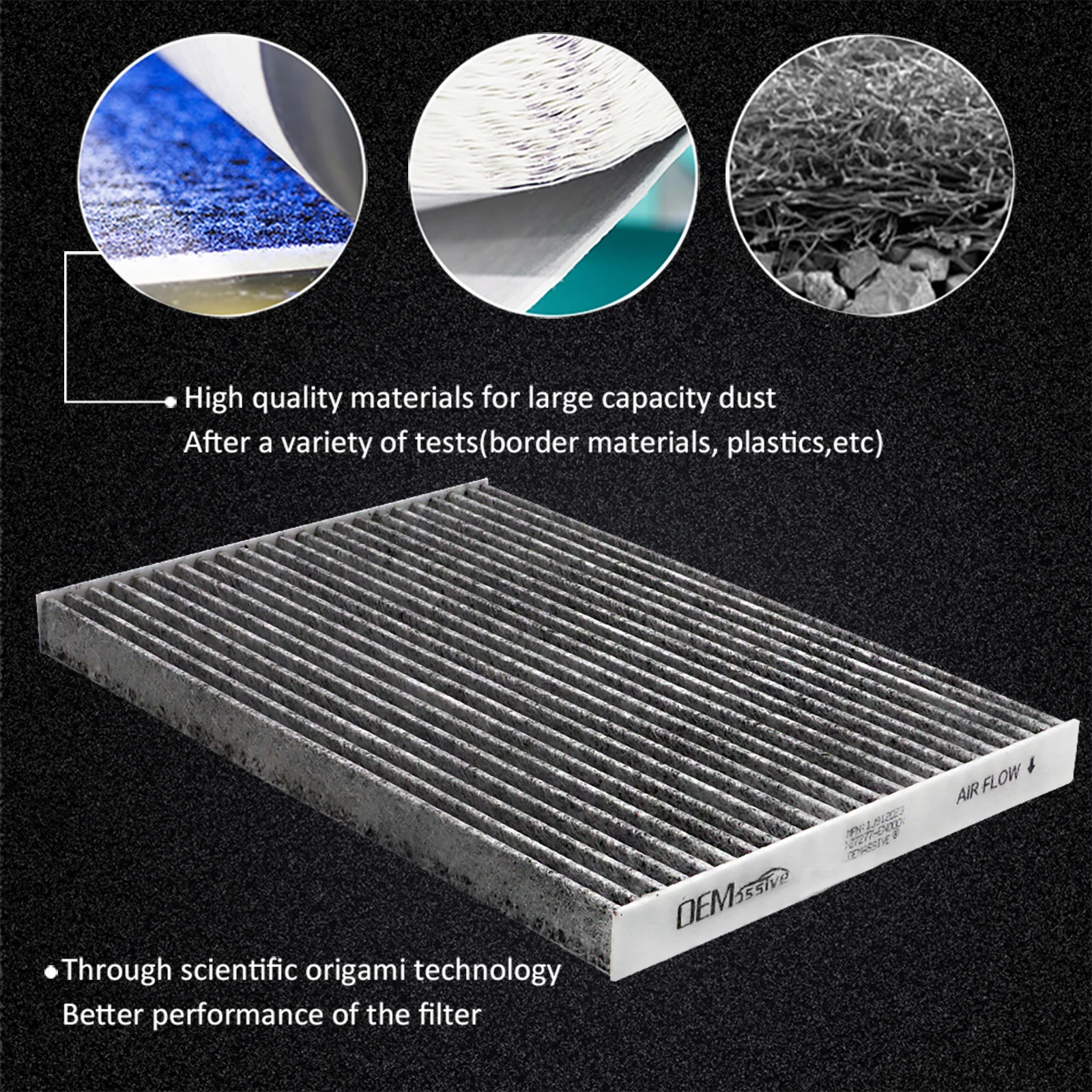 27277-EN000 27277-EN025 Car Parts Activated Carbon Pollen Cabin Air A/C Aircon Filter For Nissan Dualis Qashqai +2 X-Trail T31
