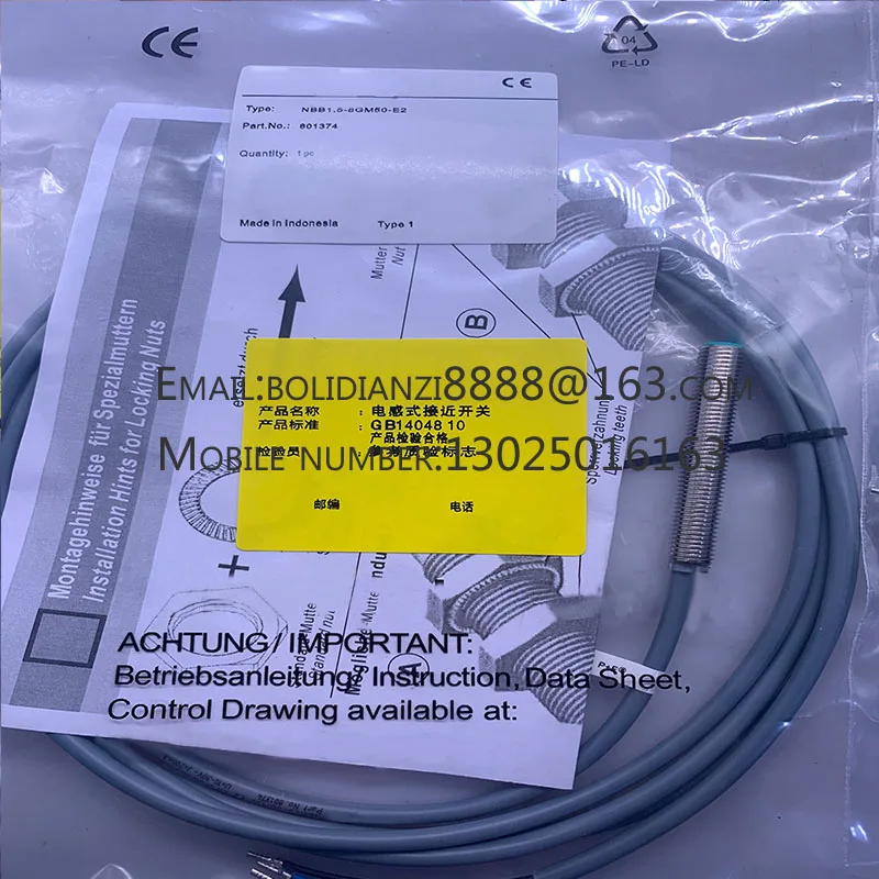 Sensor de NBB1.5-8GM50-Z3-V3 auténtico 100% original, nuevo, en stock