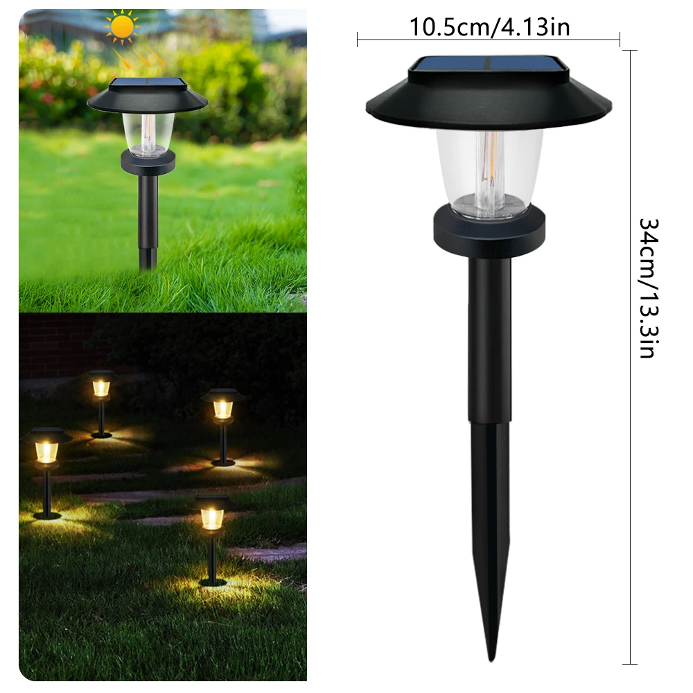 newstyle Solar Pathway Lichter LED Outdoor Landschaft Weg Lampe IP65 Wasserdichte Solar Garten Lichter Für Hof Garten Gehweg Terrasse Auffahrt 3
