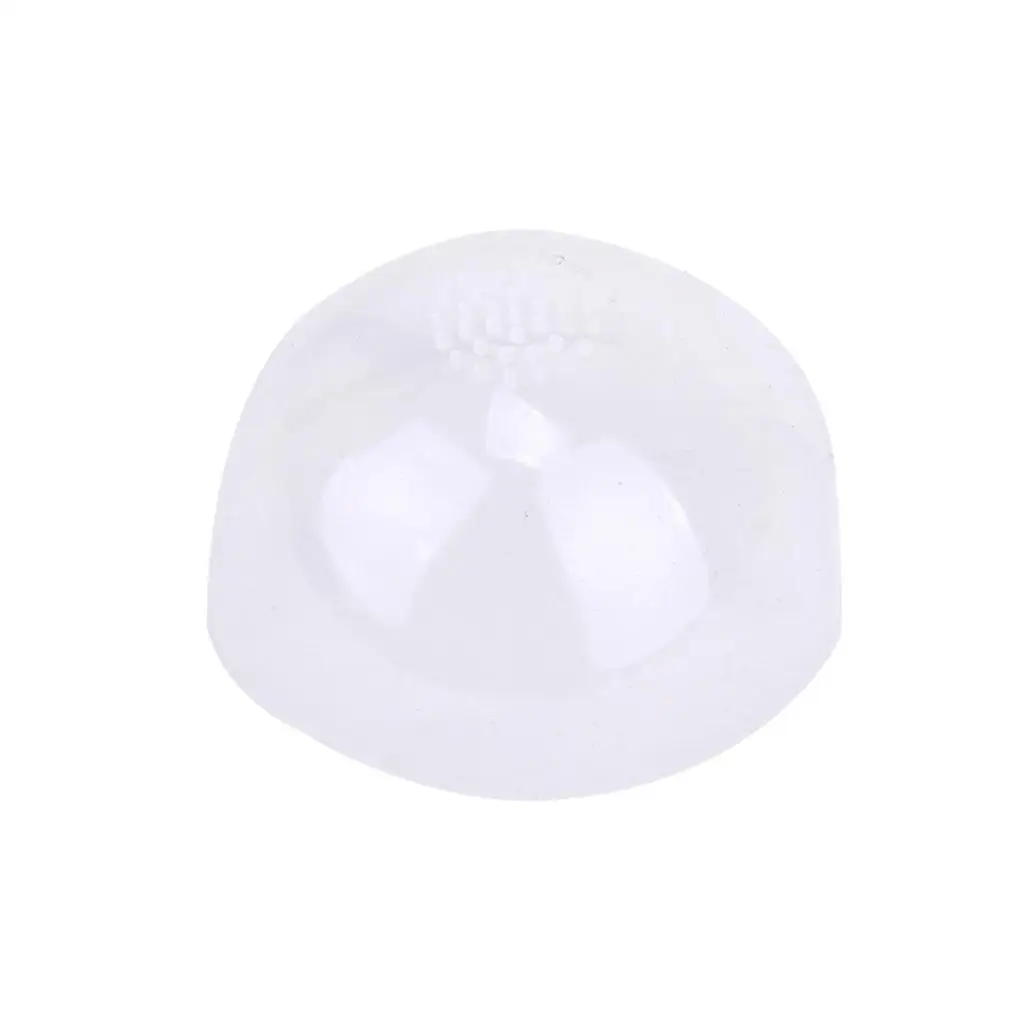 Silicone Wig Cap Secure Fit Plastic Head Protector for 1/4 BJD Doll Head 7-8 Inch Bjd Dolls Clothing Accessory