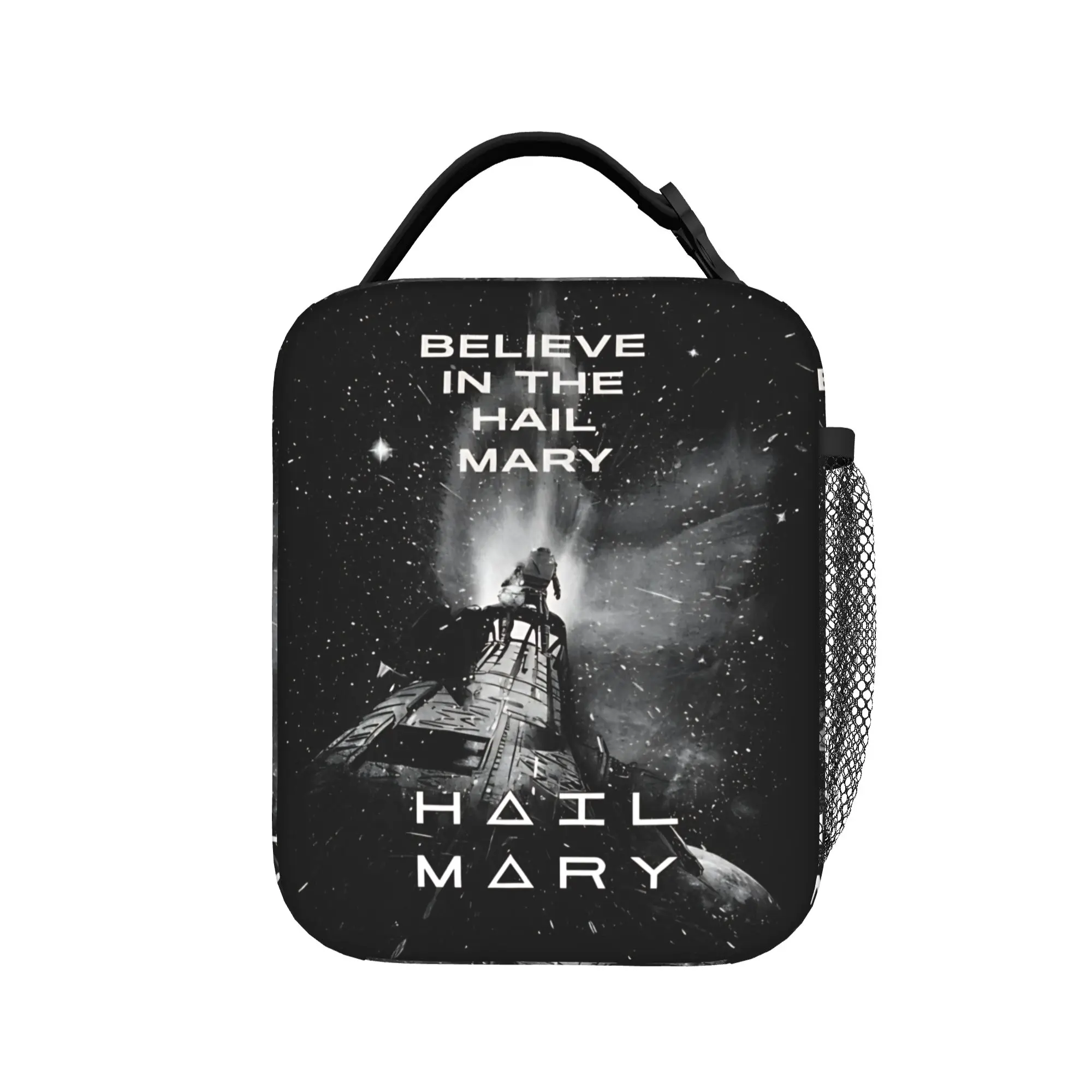 Believe In The Project Hail Mary  Insulated Lunch Bags Thermal Bag Reusable,Lunch Container  Large Tote Lunch Box Bento Pouch