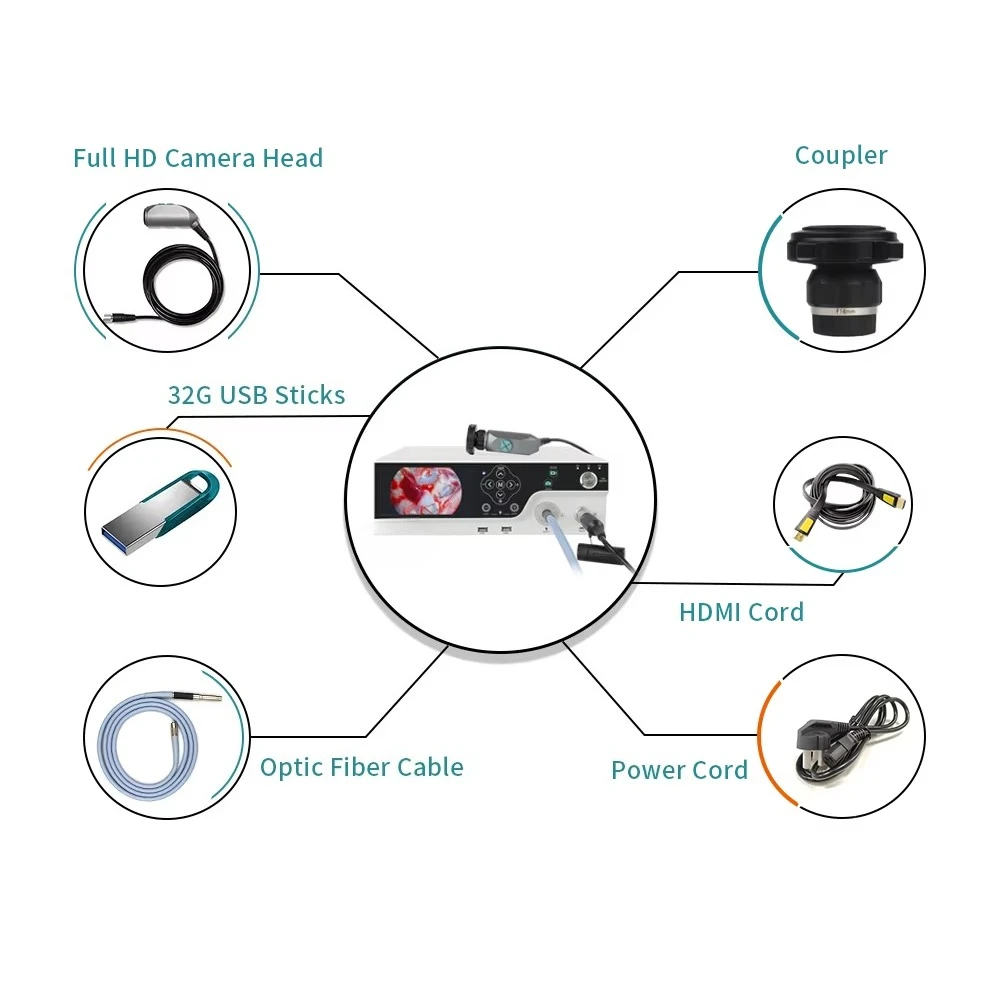 Tuyou 3-in-1 Veterinary Endoscopy Medical Imaging Equipment Endoscope for General Surgery Laparoscopy