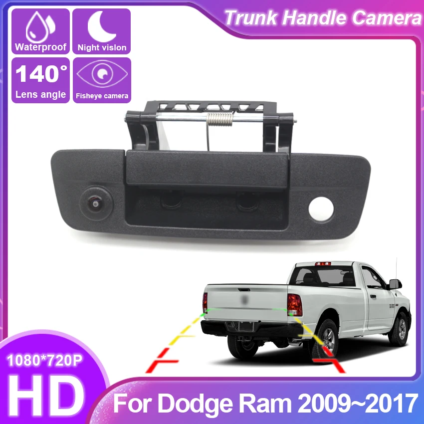 

Car Parking Camera Rearview Image Reverse Handle Tailgate Backup Camera for Dodge Ram 2009 2010 2011 2012 2013 2014 2015 - 2017