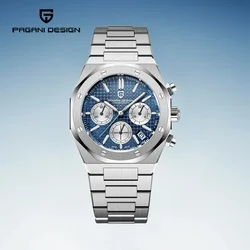 Pagani Design 2026 New Vk63 Casual Men's Quartz Watch Luxury Sapphire Stainless Steel Sports Diving 20Bar Super Luminous C3
