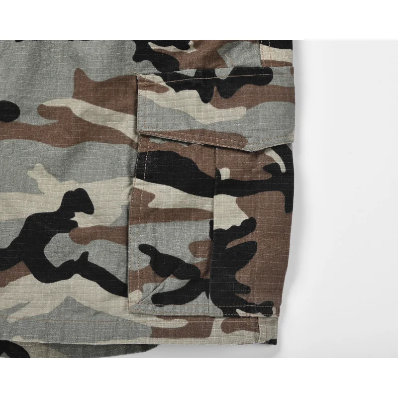 SVETLIN EU US Size Luxury Quality Active Casual Shorts High Street Multi-Pocket Washed Beach Camouflage Cargo Shorts