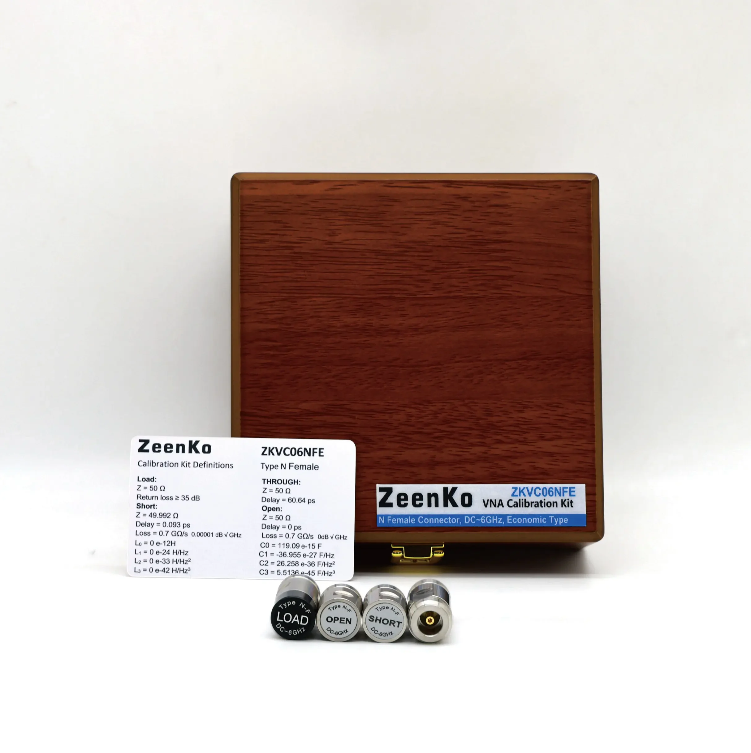 Zeenko VNA مجموعة المعايرة النوع الاقتصادي 50Ω DC-6 جيجا هرتز تحميل ثابت معايرة SOLT ZKVC06NFE ZKVC06NME ZKVC06SFE ZKVC06SME #1