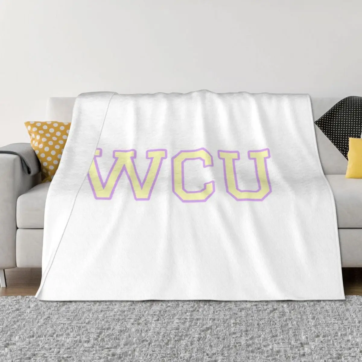 

WCU Throw Blanket warm for winter bed plaid Furry Stuffeds Blankets