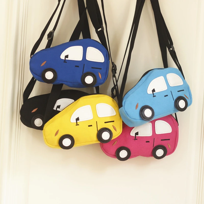 Cute Car Children Bag Boy Cartoon Crossbody Bag Fashionable Children Messenger Bags Mother Kids Bags for Girl Purse and Handbags