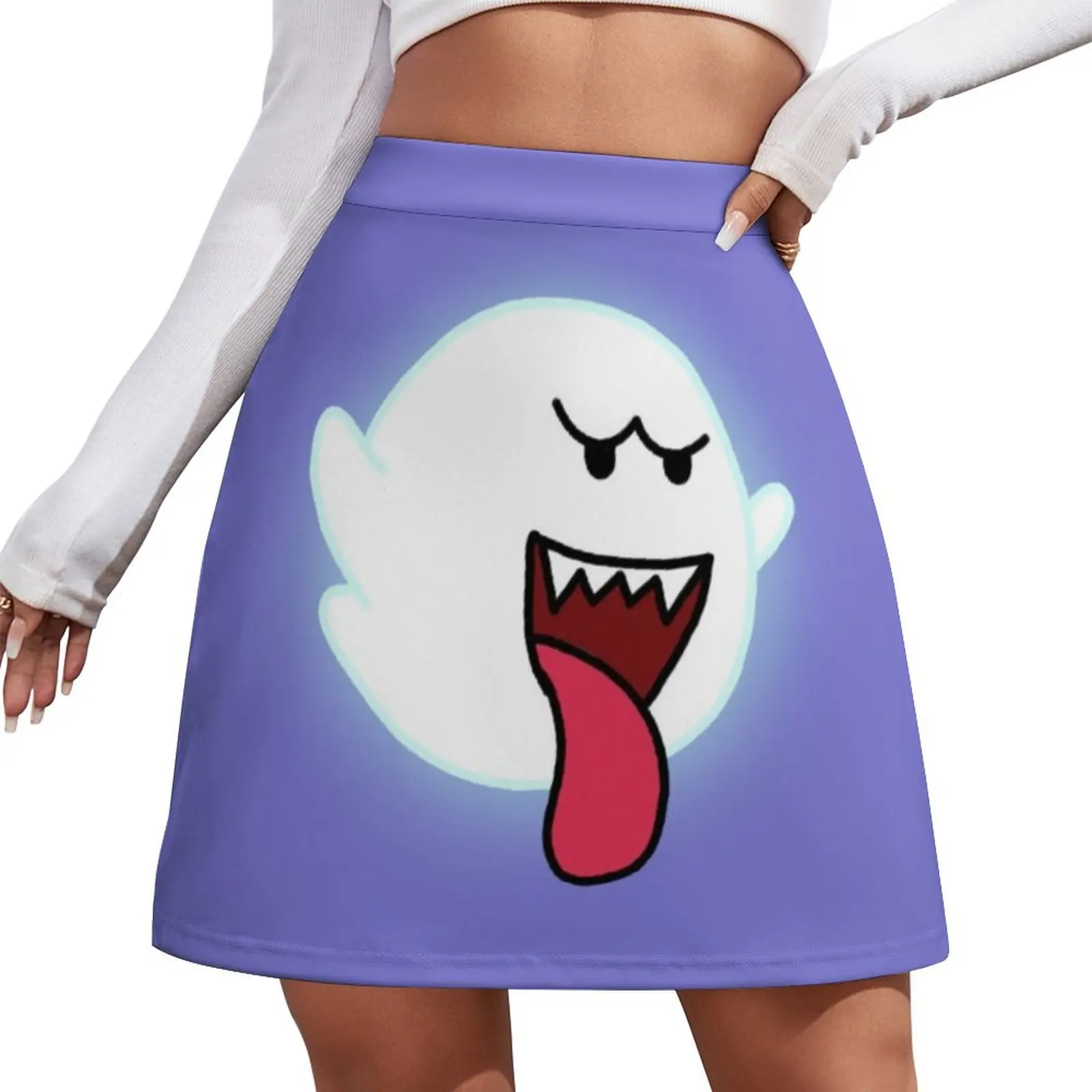 

Boo Mini Skirt women's skirt 2025 trend Female clothing women's clothing korea stylish Mini Skirt