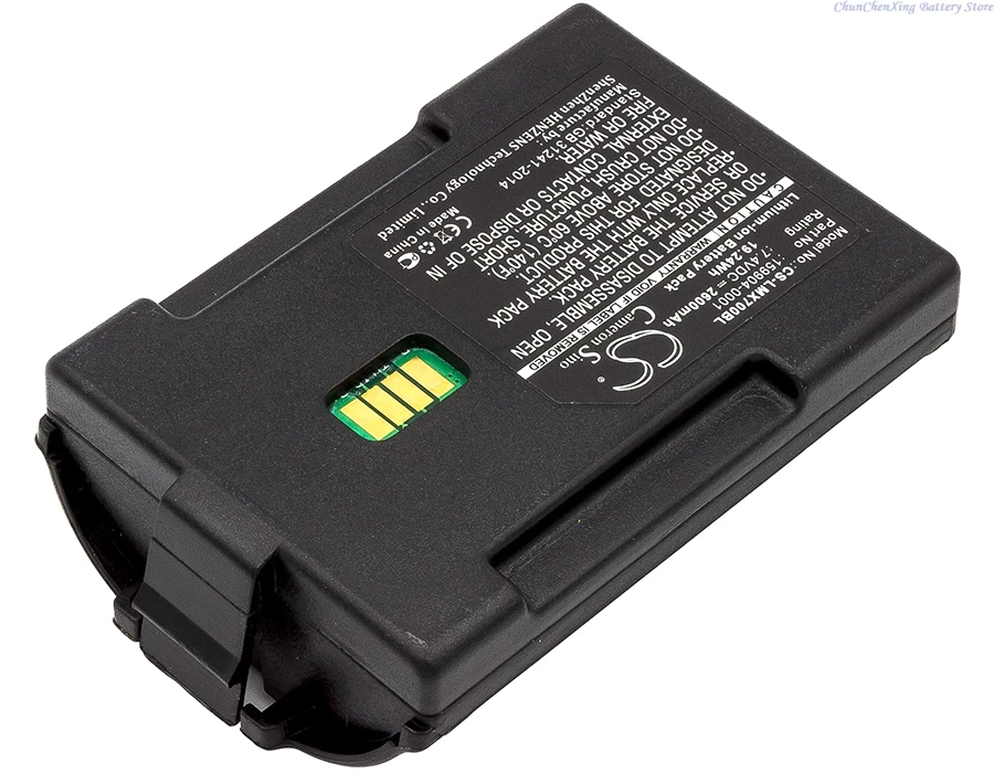 Cameron Sino 7.4V 2600mAh/3400mAh Barcode Scanner Battery 159904-0001,MX7A380BATT,MX7382BATT for Honeywell TXE TECTON MX7 