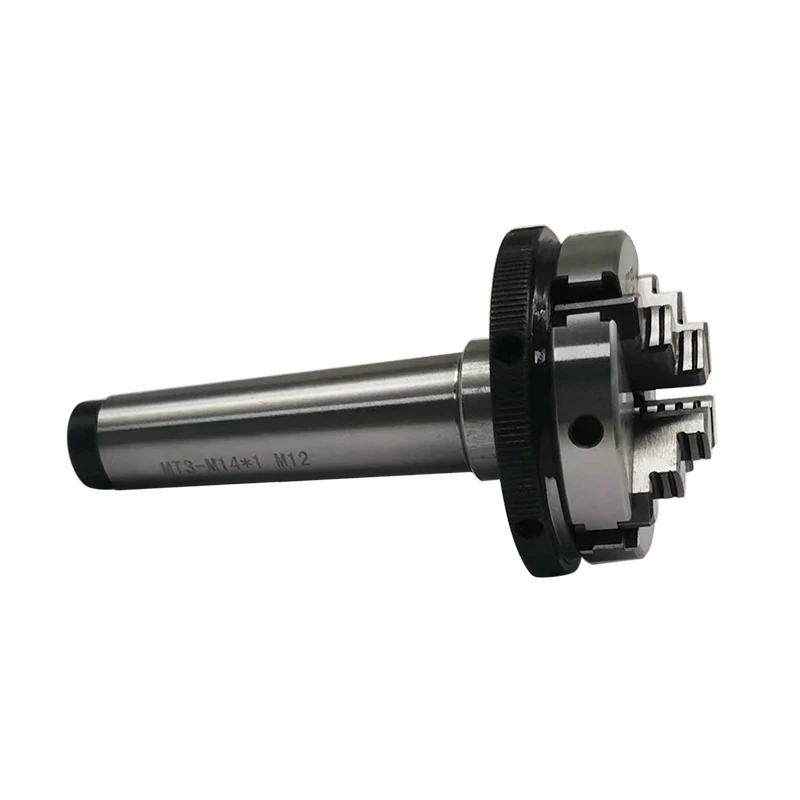 Imagem -02 - Mandíbula Torno Chuck Mt3 Haste 50 mm 63 mm Manual Chuck Auto-centralização Torno Peças Faça Você Mesmo Torno de Metal Acessórios para Máquina Cnc 4