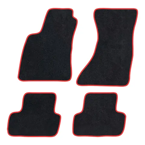 자동차 인테리어 특수 바닥 매트 풀 세트, 아우디 A4 B9 8W 2016-2024 러그, 4 개 자동차 인테리어 특수 바닥 매트 풀 세트, 아우디 A4 B9 8W 2016-2024 러그, 4 개