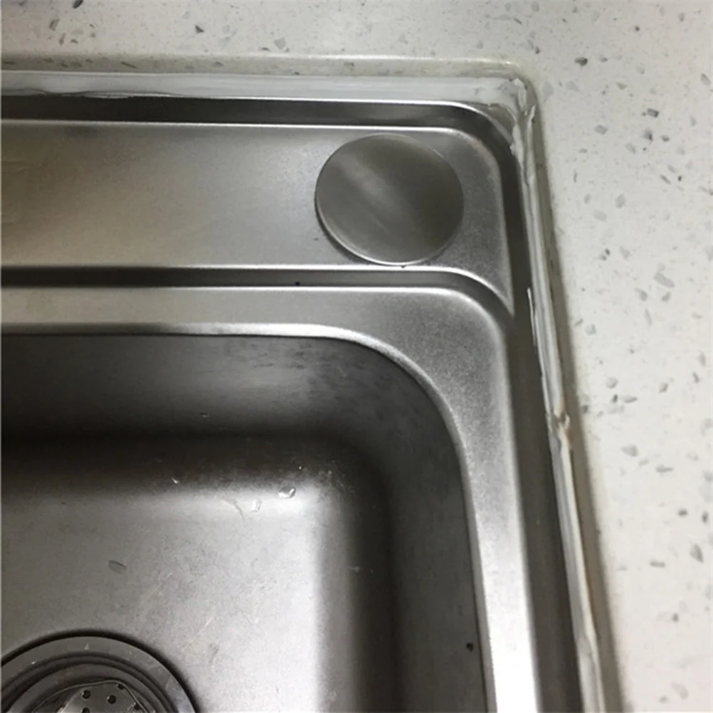 Tapón para agujero de fregadero, accesorios de cocina, tapón para lavabo, grifo de jabón, cubiertas de acero inoxidable, agujeros para encimera de desbordamiento