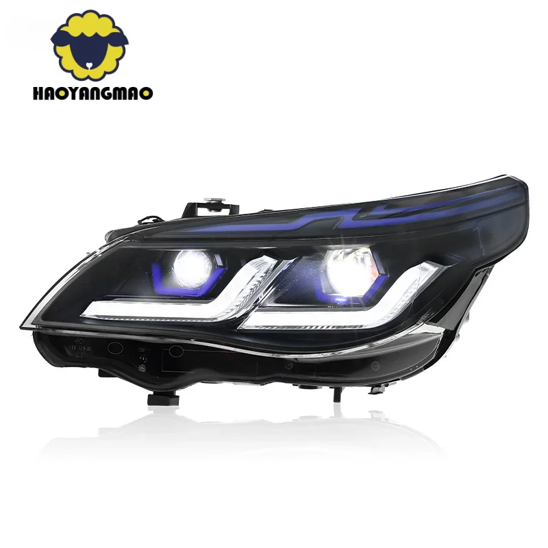 

Suitable for 03-10 5 Series E60 Headlight Assembly Modified Double L Style LED Daytime Running Light Turn Signal Lens Light
