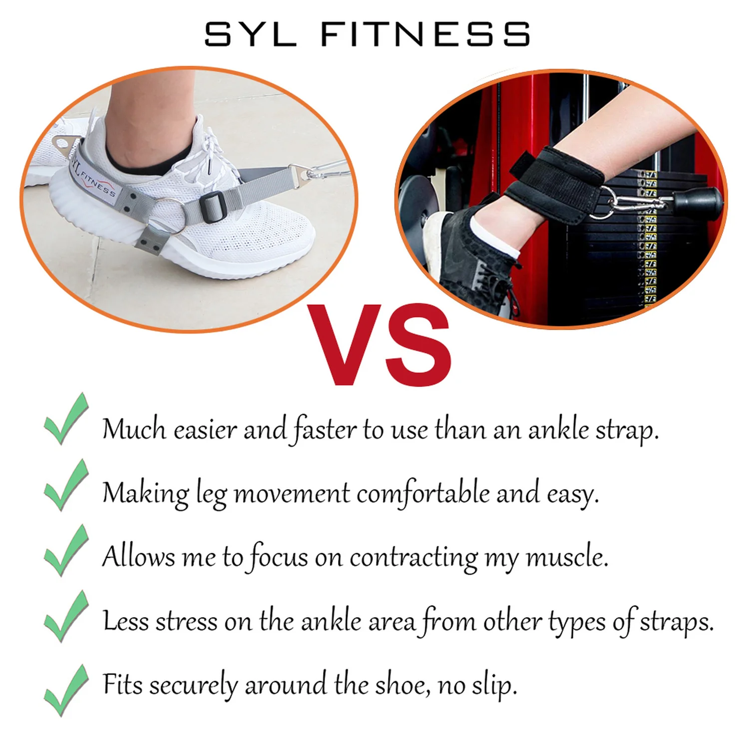 Fitness Glute Leg Buttocks Workout Kickback Strap Shoe Cover Hip Training Device Home Gym Women Men Equipment Portable Non-slip