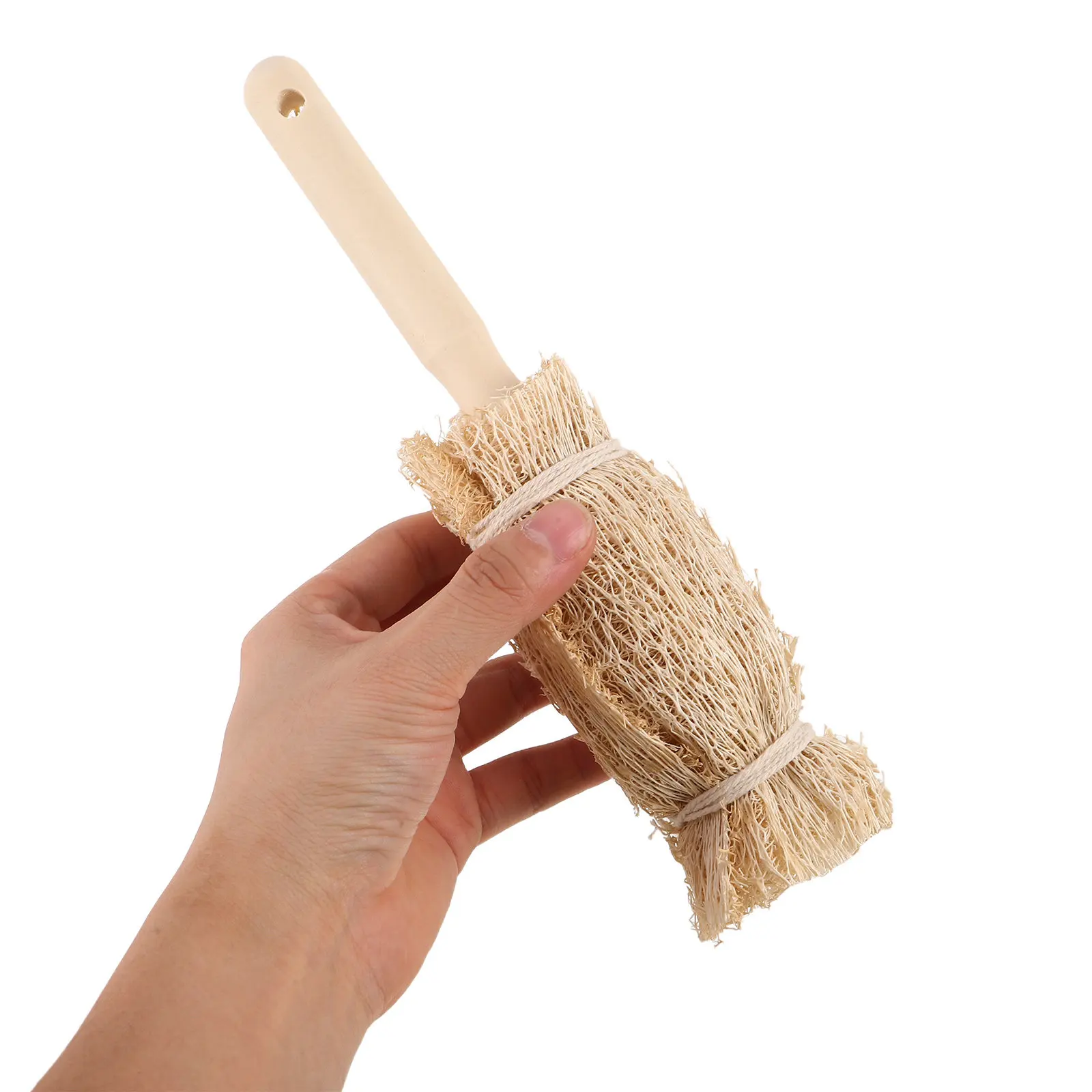 2Pcs Baby Bottle Brush Natural Loofah Gentle Cleaner Newborn Feeding Bottle Scrub Cup Cleaning Tool Home Travel