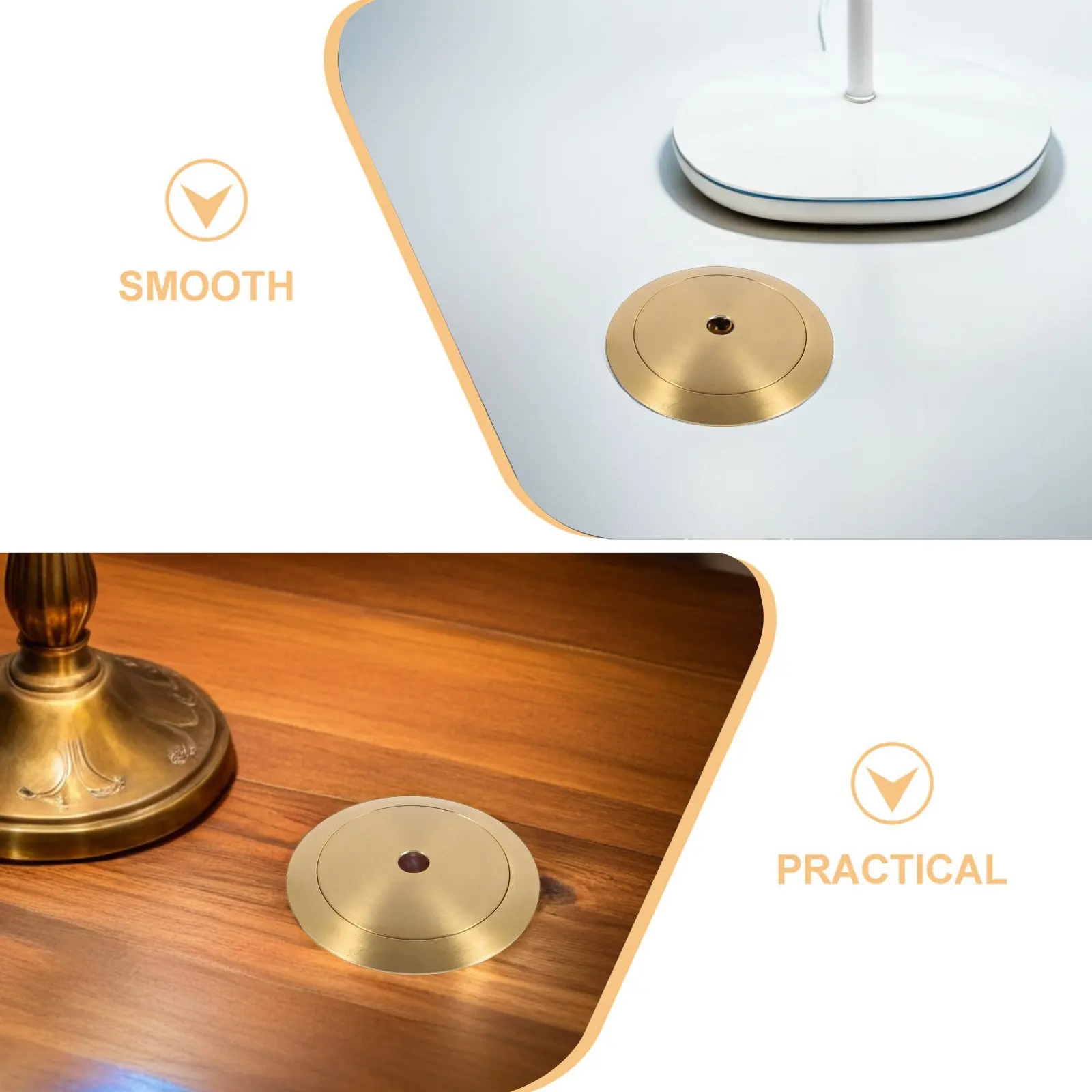 Brass Lampshade Holder Ring Set Metal Washer Collar for Light Socket Retainer Replacement Lamp Fitting