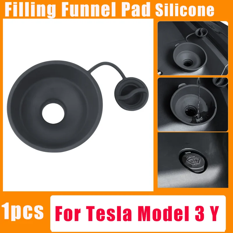 

Силиконовая пылезащитная крышка для Tesla Model 3Y, стеклянный впускной отверстие для воды, автомобильный рычаг стеклоочистителя, защитная крышка, наполнительная воронка