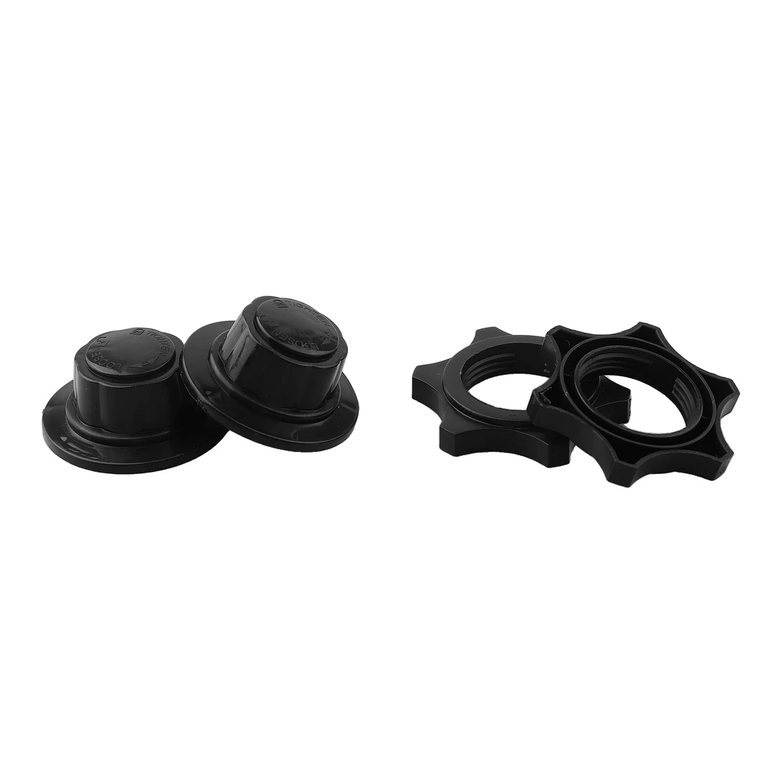 Fan Blade Nut Cover Color Black Electric Fan Accessories Quick Installation Repeated Use Simple Style Stable Operation