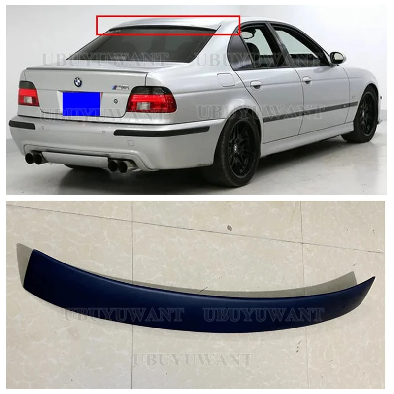 Car Rear Roof Spoiler Wing Trunk Lid Cover Tail Wing Car Styling For BMW E39 520i 530i 540i 550iXD 1997 1998 1999 2000-2003