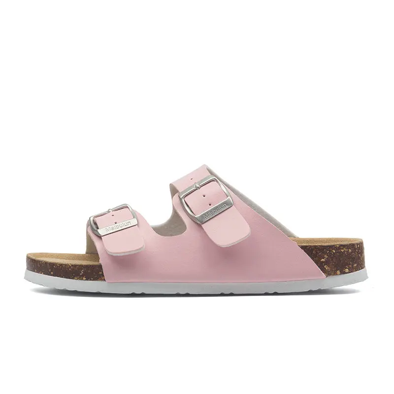 25 Style Summer Beach Cork Slippers Sandals Casual Double Buckle Clogs Sandalias Women men Slip on Flip Flops Flats Shoes - view 3