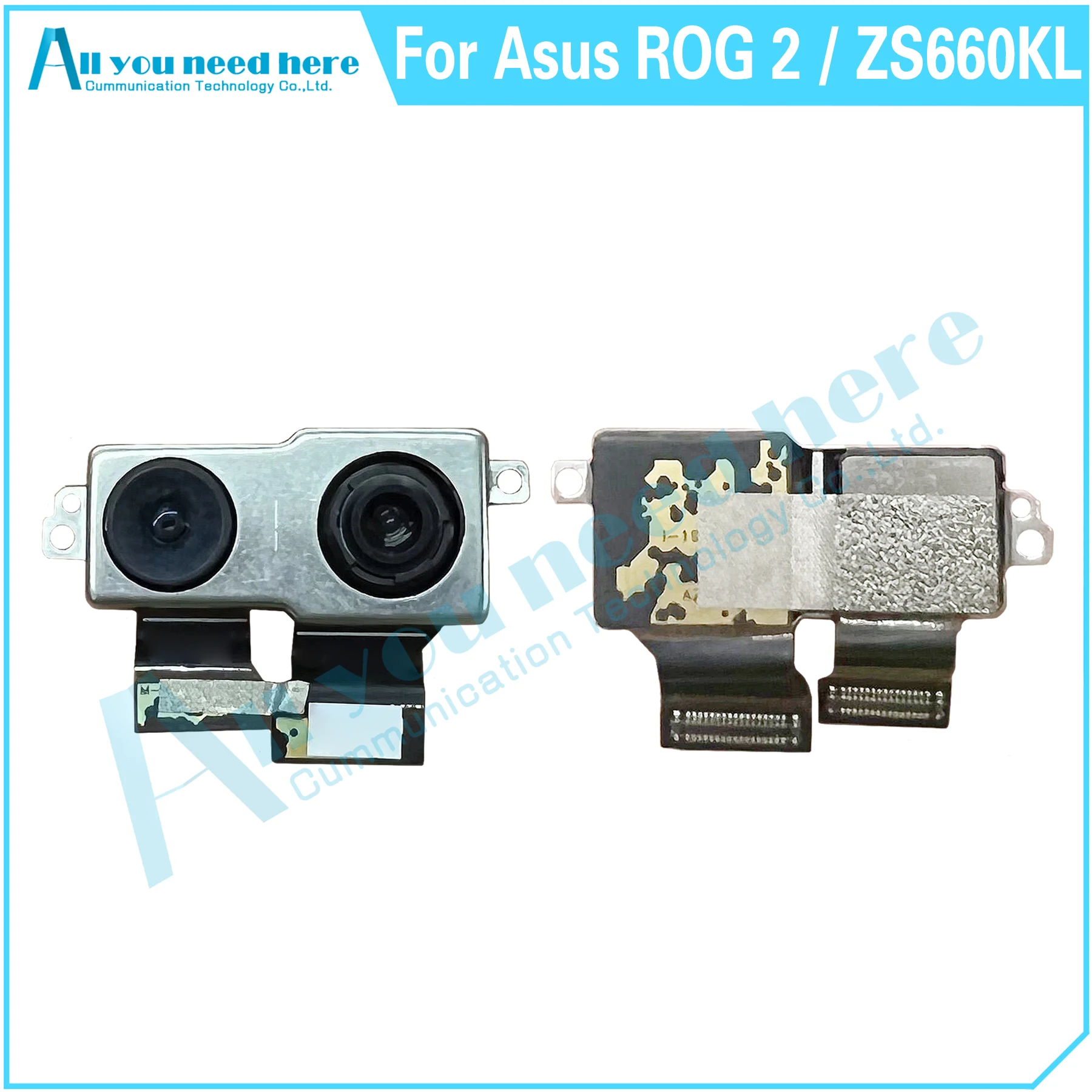 

For Asus ROG Phone II ZS660KL Back Camera Big Camera Modules For Asus ROG 2 ROG2 Rear Camera Replacement