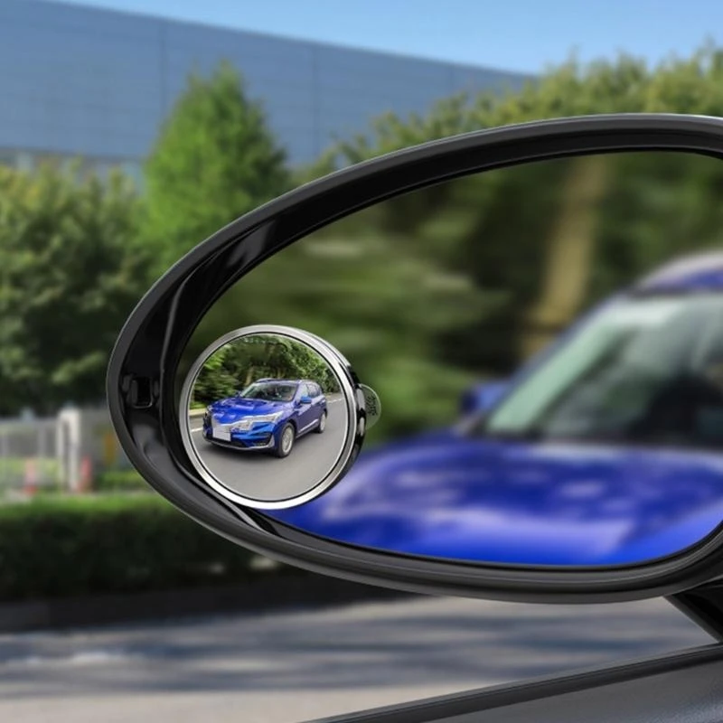 سلامة السيارة زجاج المنطقة العمياء المحدبة دوران 360 درجة مقاوم للماء عدسة زاوية واسعة ملحقات السيارة ABS والزجاج #4