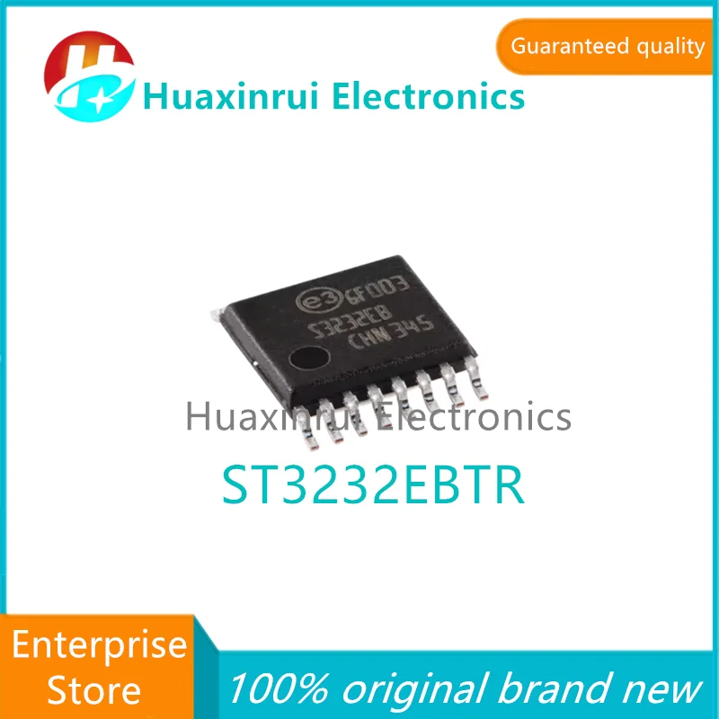 ST3232EBTR TSSOP-16 100% original brand new silk screen S3232EB 15KV ESD protection RS-232 driver and receiver chip ST3232EBTR