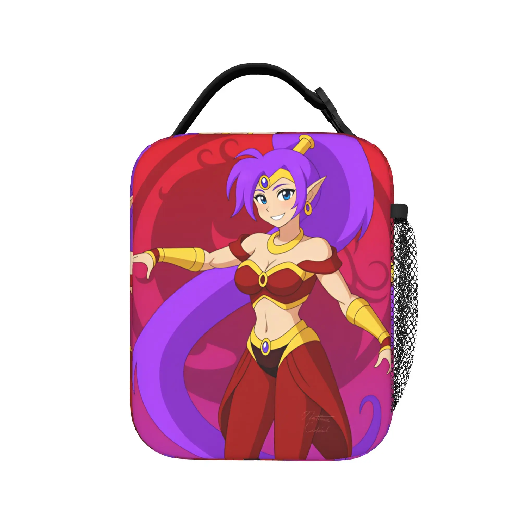 Shantae Half Genies  Lunch Bag  Casual Lunch Box Office Portable Insulated  Handbags For Child Oxford Graphic Design Cooler Bag