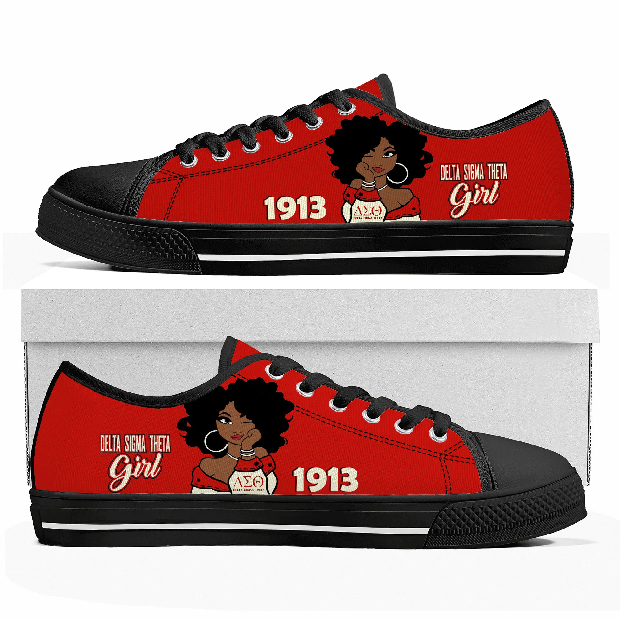 

American Sisterhood Sorority Low Top Sneakers Women Men Teenager High Quality Canvas Sneaker Casual Customize Shoes