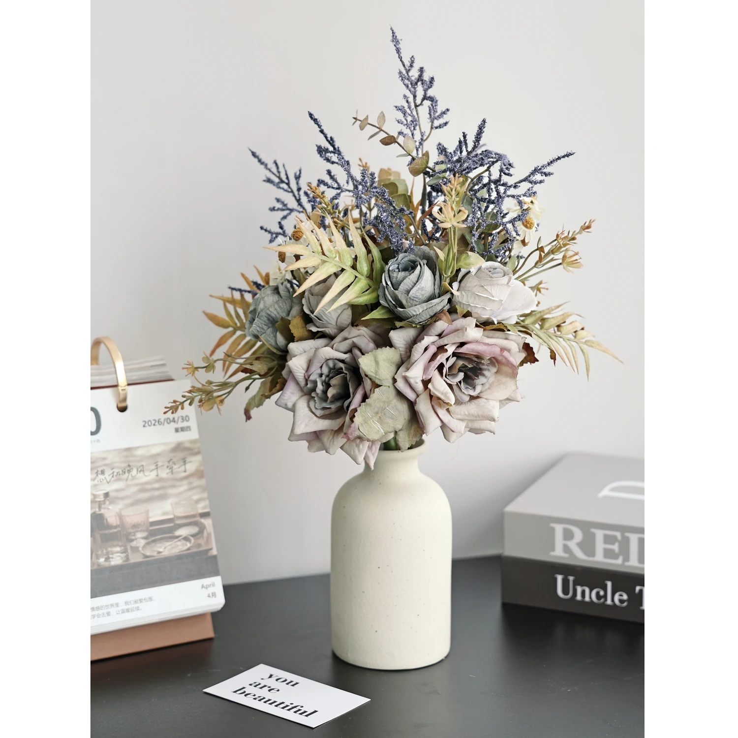 Seidenrosen Künstliche Blumen Hochzeit Heim Tisch Herbstdekoration Brautstrauß Bastelzubehör Kranz Wanddekoration Garten DIY Geschenke – Detail 5