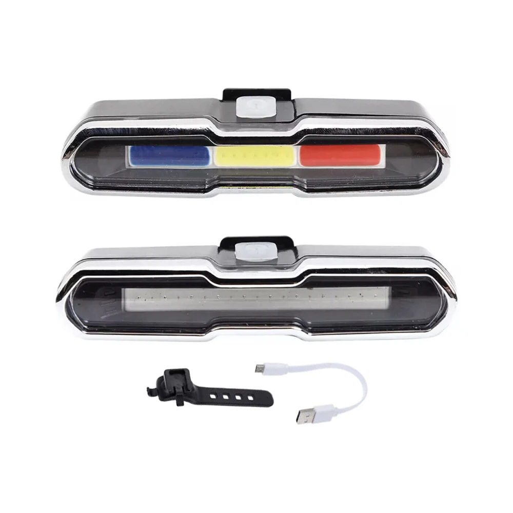 USB Rechargeable LED Bicycle Bike Tail Light Cycling Rear Lamp LED lights