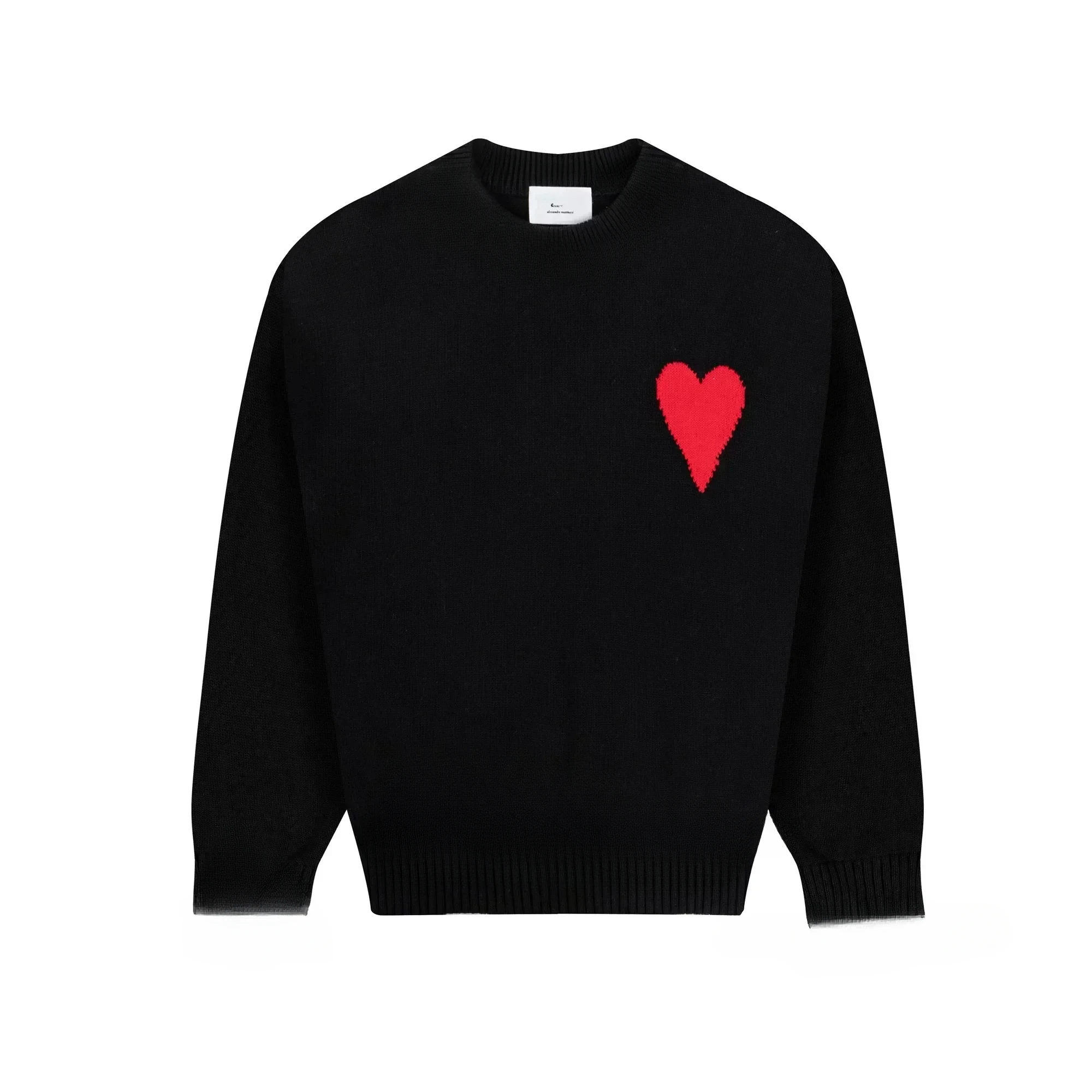 Autumn Men's Fashion Sweatshirt A Letter Heart Pullover printing Casual Loose Cotton Sweatshirt Women's and Men's Clothing