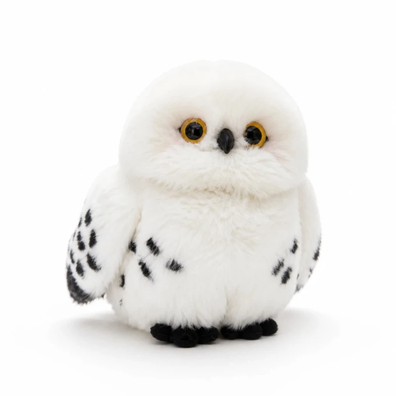 Shy Expression Owl Electric Interactive Plush Doll Singing Rotatable Head Swing Stuffed Decorative Ornament Collectible Gift