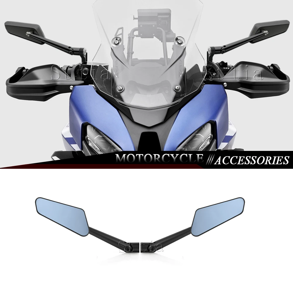 

2026 New Motorcycle Rearview Mirror For BMW S1000R S1000 R S1000XR S 1000XR 2020-2025 Adjustable Aluminum Wind Wing Mirror