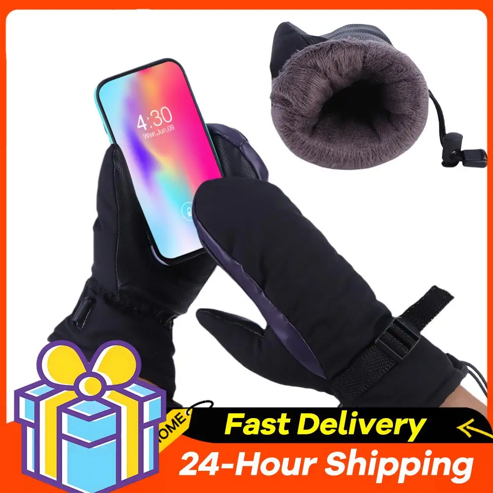 

Перчатки с электрическим подогревом и зарядкой через USB, водонепроницаемые, 3-ступенчатые, с подогревом для рук, перчатки с зарядкой через USB, перчатки с подогревом для пеших прогулок, езды на велосипеде