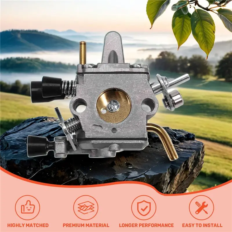 ABJO-FS250 Carburetor For FS250R FS120 FS120R FS200 FS200R FS202 FS300 FS350 BT120 BT120C BT121 SP200 FR350 String Trimmer