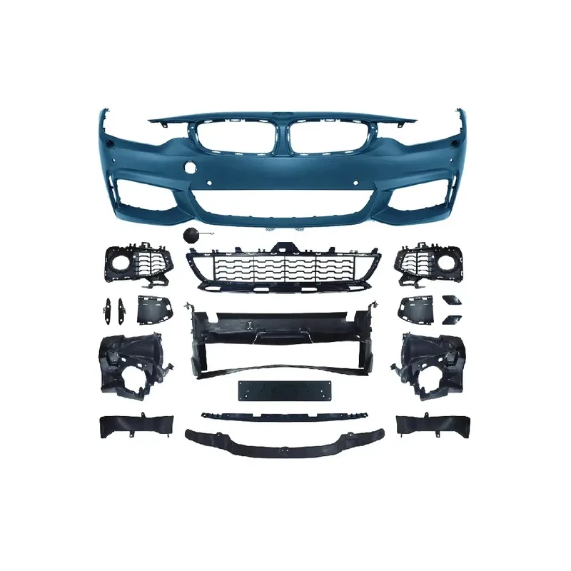 

Car Conversion Body Kit for 4 Series 2014-2019 F32 F33 F36 Modified M Style Front Bumper with Grill