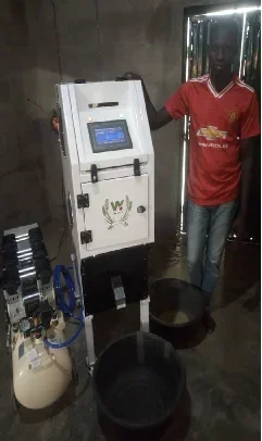 Mini Machine de tri de couleur noyer à 32 canaux, machines de séparation de coquille et de noyaux avec système de télécommande WIFI